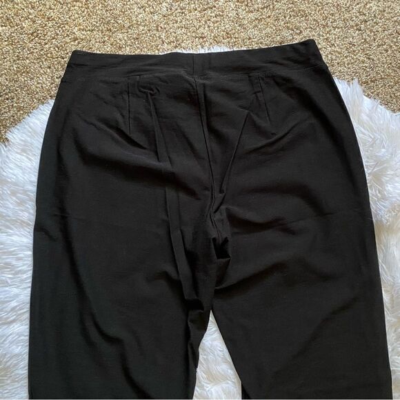 Eileen Fisher Black Pull On Pants Stretchy Womens Size XS - Picture 3 of 6